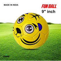 Jaspo Synthetic Leather Soccer Ball For Kids Size 3  Yellow