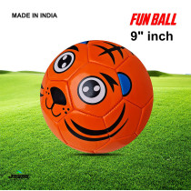 Jaspo Synthetic Leather Soccer Ball For Kids Size 3  Orange