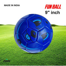 Jaspo Synthetic Leather Soccer Ball For Kids Size 3 Navy Blue