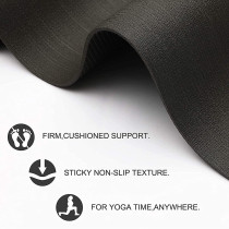 Jaspo Yoga Mat 10Mm Cyanblack