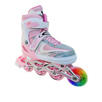 Jaspo Skates Shoes Pink Sparkle Inline Skates Pink Medium
