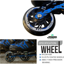 Jaspo Skates Shoes Radar Inline Skates Blue Medium