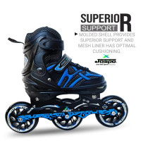 Jaspo Skates Shoes Radar Inline Skates Blue Large