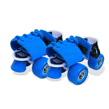 Jaspo Skates Shoes Baby Tenacity Fiber Roller Skates For Age Group Up To 5 Years Blue