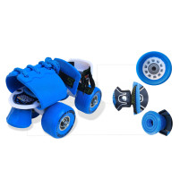 Jaspo Skates Shoes Baby Tenacity Fiber Roller Skates For Age Group Up To 5 Years Blue