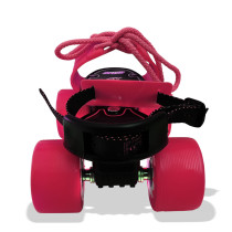 Jaspo Skates Shoes Adjustable Roller Skates Gripper Age Group 6 To 14 Years Pink