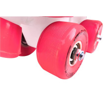 Jaspo Skates Shoes Corby Junior Fiber Roller Skates For Age Group Up To 5 Years Pink
