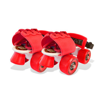 Jaspo Skates Shoes Baby Tenacity Fiber Roller Skates For Age Group Up To 5 Years Red