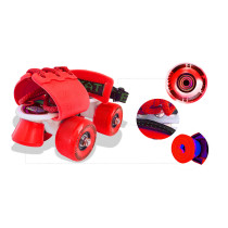 Jaspo Skates Shoes Baby Tenacity Fiber Roller Skates For Age Group Up To 5 Years Red
