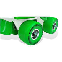 Jaspo Skates Shoes Corby Junior Fiber Roller Skates For Age Group Up To 5 Years Green