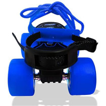 Jaspo Skates Shoes Adjustable Roller Skates Gripper Age Group 6 To 14 Years Blue