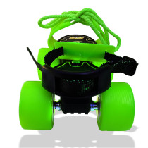Jaspo Skates Shoes Adjustable Roller Skates Gripper Age Group 6 To 14 Years Green