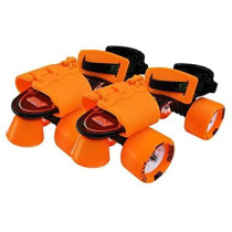 Jaspo Skates Shoes Adjustable Roller Skates Gripper Age Group 6 To 14 Years Orange