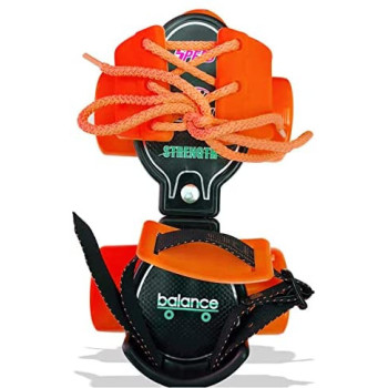 Jaspo Skates Shoes Adjustable Roller Skates Gripper Age Group 6 To 14 Years Orange