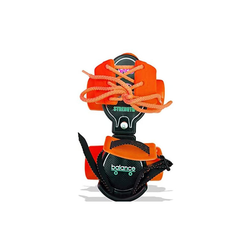 Jaspo Skates Shoes Adjustable Roller Skates Gripper Age Group 6 To 14 Years Orange