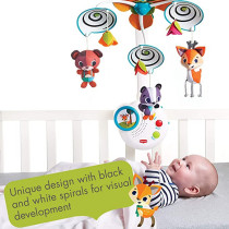 Tiny Love Classic Crib Musical Mobile Developmental Cot Mobile Newborn Mobile Suitable From Birth 3 Melodies Into The Forest