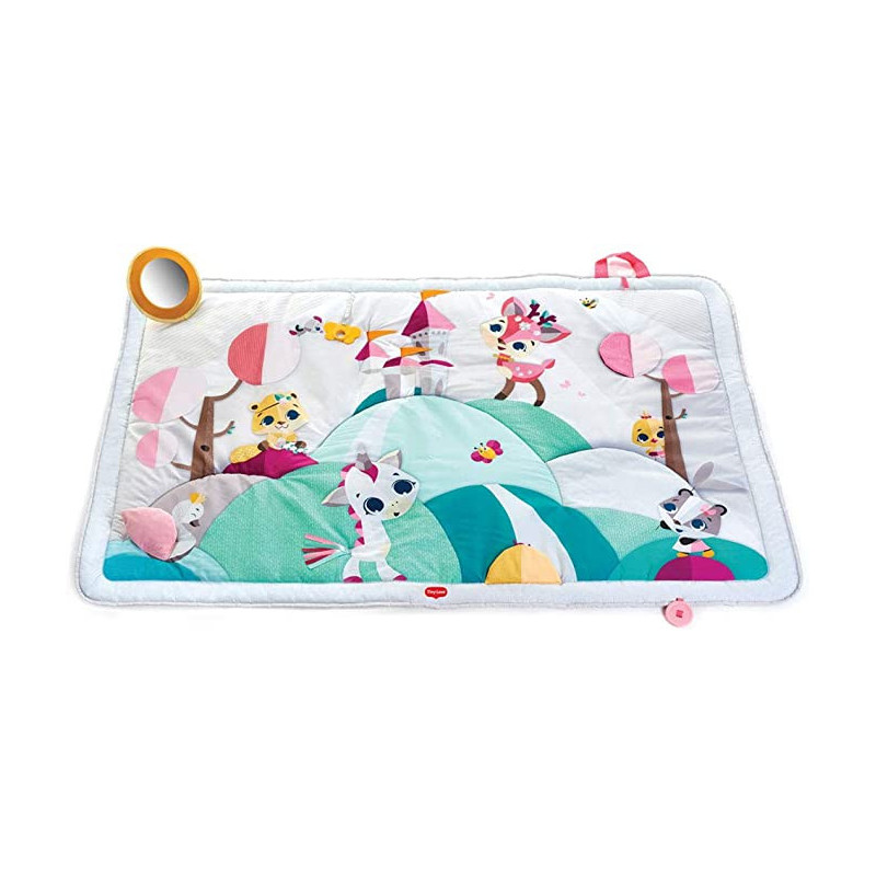 Tiny Love Super Mat Large Activity Play Mat With Mirror Teething Ring Mask Set Suitable From Birth 150 X 100Cm