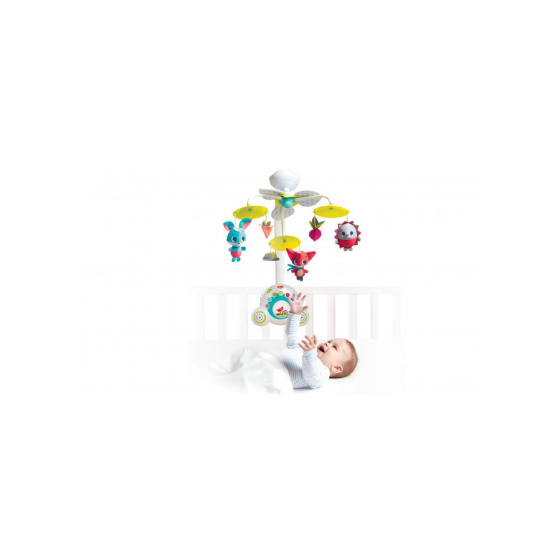 Tiny Love Soothe N Groove Mobile Musical Cot Mobile Crib Mobile Suitable From Birth 18 Melodies Meadow Days
