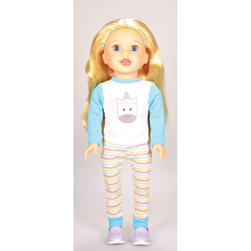 Softbodied Girl Doll Lilybeth Sleepover Set