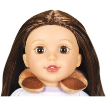 Softbodied Girl Doll Caucusian Travel Set