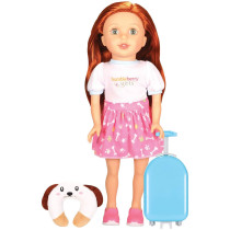 Softbodied Girl Doll Cassidy Travel Set