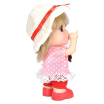 Gege Vinylbodied Mini Blonde Girl Doll 6 Pink