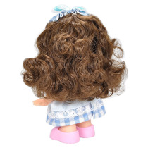 Gege Vinylbodied Mini Brunette Girl Doll 6 Blue