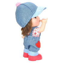 Gege Vinylbodied Mini Brunette Girl Doll 6 Jumper