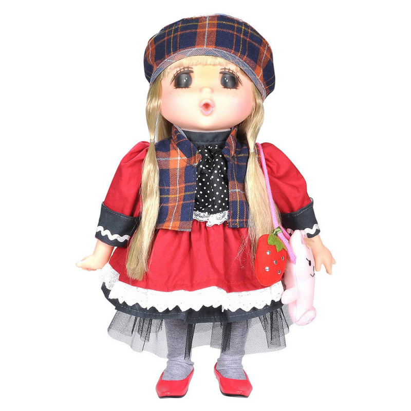 Lotus Gege Softbodied Akiba Brunette Girl Doll 15 Red