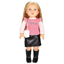 Soft Bodied Poseable Girl Doll Serena