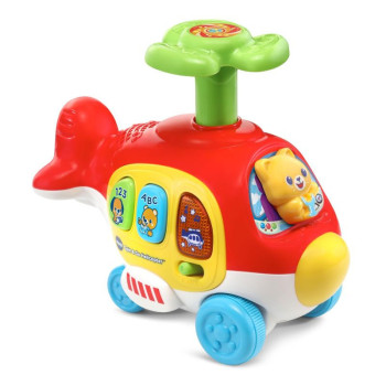 Push And Spin Helicopter