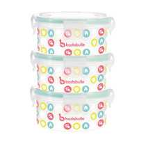 Badabulle Containers Set 300 Ml Pack Of 3 0 Month
