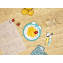 Badabulle Anti Slip Plate Ice Blue 0 Month