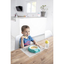 Badabulle Anti Slip Plate Ice Blue 0 Month