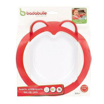 Badabulle Anti Slip Plate Intense Pink 0 Month