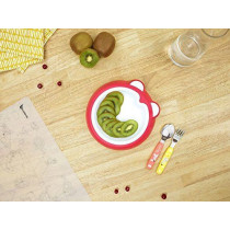 Badabulle Anti Slip Plate Intense Pink 0 Month