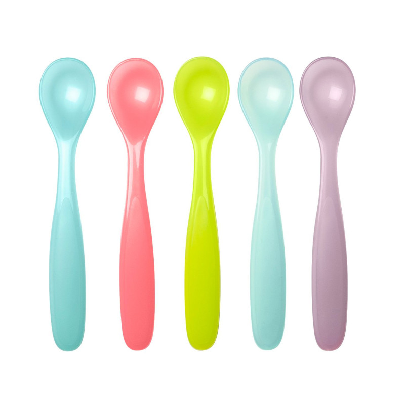 Badabulle Soft Flexible Spoons. Pack Of 5 0 Month