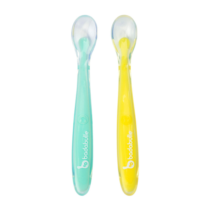 Badabulle Silicone Spoon Set Of 2 0 Month
