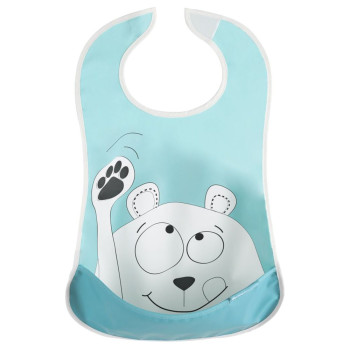 Badabulle Soft Bibs Blue Bear 03 Years