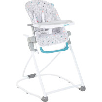 Badabulle Compact High Chair With Flat Folding & Multi Positioning