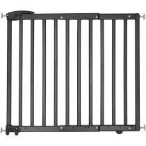Badabulle Deco Pop Wooden Extending Safety Gate 63 To 106Cm Wide Pressure Fit Or Screw Mounted Black
