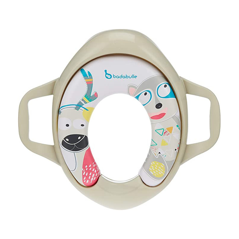 Badabulle Baby Toilet Traning Seat With Removable Padded Seat Grey