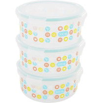 Badabulle Food Storage Containers 3 X 500Ml