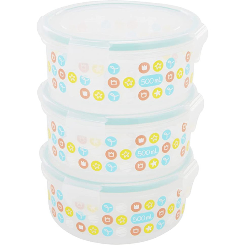 Badabulle Food Storage Containers 3 X 500Ml