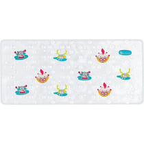 Badabulle Extra Long Bathmat Mountain 78Cm Long 0M Suction Cups And Embossed Non Slipsurface