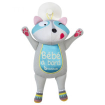 Badabulle Baby On Board Fluorescent Raccoon