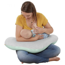 Badabulle Maternity Cusion Fluffy Velvet Nursing Pillow Comfortable With Its Microbead Filling Soft Stretch Fabric
