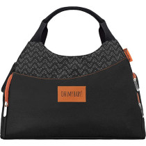 Badabulle Multipocket Changing Bag Black With Isothermal Cover For All Types Of Baby Bottles