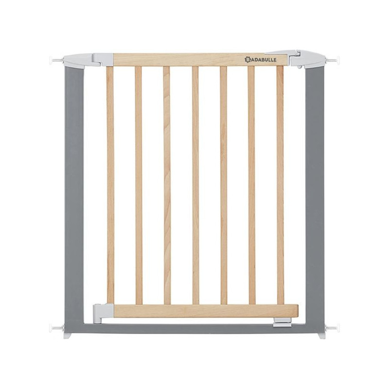 Badabulle Safe & Lock Wood Metal Safety Gate For Opening From 73 To 81.5 Cm