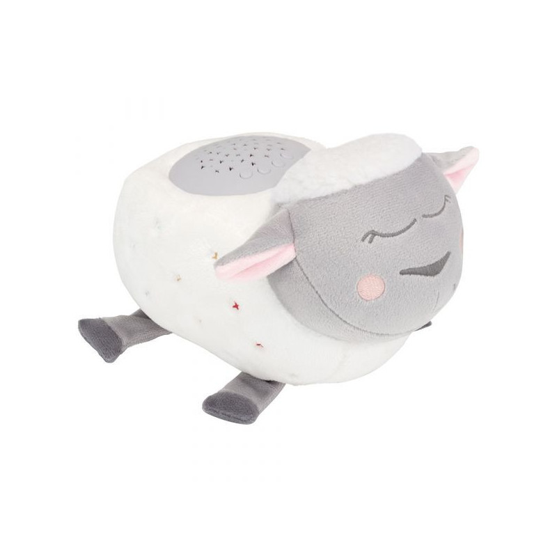 Badabulle Sheep Plush Musical Projection Night Light 21 X 16 X 14 Cm